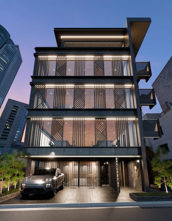 マンション外観のCGパース